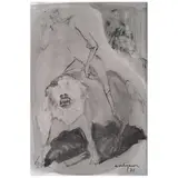 Luis Nishizawa, Sin título, de la serie La gente, Tinta sobre papel