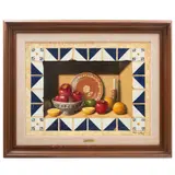 Octavio Urbina Álvarez, Bodegón con manzanas y candelero