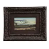 Carlos Pelestor, Paisaje, Óleo sobre tela adherida a tabla