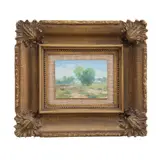Vista de los volcanes by Isidro Martínez Colín, Óleo sobre masonite, offered Apr 2022