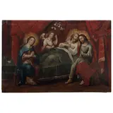 Tránsito de San José, MÉXICO, PRINCIPIOS DEL SIGLO XIX, Óleo sobre tela