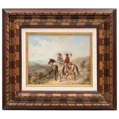 Manuel Serrano, MÉXICO, (1814 – 188), Óleo sobre tela