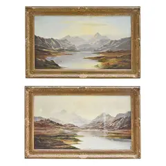 PAR DE PAISAJES by Charles Leslie, Óleo sobre tela, offered Mar 2022