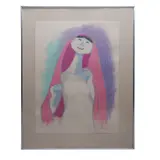Untitled by Trinidad Osorio, Lápiz de color sobre papel, offered Mar 2022