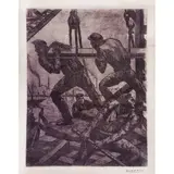 En plena actividad by Benito Quinquela Martín, Grabado al aguafuerte sin número de tiraje, offered Mar 2022