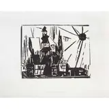 Lyonel Feininger, Troisted, 1919, Xilografía sin número de tiraje