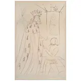L'Adoubement de Lancelot, de la carpeta La Quête du Graal by Salvador Dalí, 1975, Grabado al aguafuerte y punta seca 3 / 249, offered Mar 2022