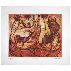 Tomás Pineda Matus, Toro con barca, Grabado XXIX / XXX