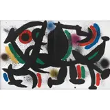 Litografía original, de la suite 12 litografías originales by Joan Miró, 1972, Litografía sin número de tiraje, offered Mar 2022