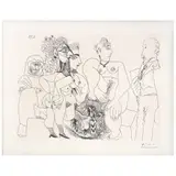 Pablo Picasso, Erotic Series #3, de la suite 156, Serigrafía sin número de tiraje