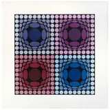 Victor Vasarely, Untitled, Serigrafía 140 / 250