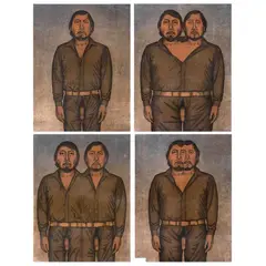 a) ¿? by Nahum B. Zenil, Mixta sobre papel, offered Feb 2022