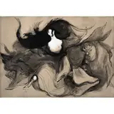Untitled by José García Ocejo, Tinta y gouache sobre papel, offered Feb 2022