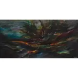 Untitled by Leonardo Nierman, Acrílico sobre masonite, offered Feb 2022