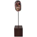Germán Cueto, Máscara, Escultura tallada en madera y policromada en base de madera