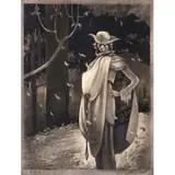 Otoño, fantasía cursi by Ernesto "el Chango" García Cabral, 1922, Acuarela sobre papel, offered Feb 2022