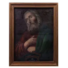 Santo by Anónimo, Óleo sobre tela, offered Feb 2022
