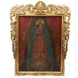 Anónimo, Siglo XX, Óleo sobre tela adherida a tabla