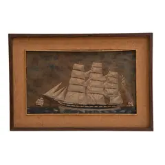 Marina by Anónimo, Óleo sobre tela adherida a tabla, offered Feb 2022