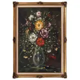 Wieset Tul, Naturaleza muerta con flores, Óleo sobre tela