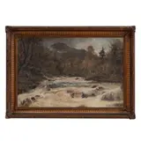 John Henry Oswald, Firmado y fechado, 1844, Óleo sobre tela