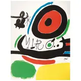 Cartel para la Exposición "Tres Libres de Joan Miró en Osaka" by Joan Miró, 1970, Litografía sin número de tiraje, offered Feb 2022