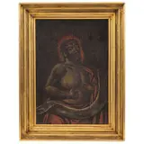Ecce Homo, MÉXICO, SIGLO XIX, Óleo sobre tela
