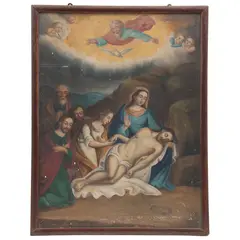 La Piedad by Anónimo, Óleo sobre tela, offered Jan 2022