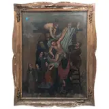 Anónimo, Deposición del cuerpo de Cristo, Óleo sobre tela