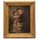 Anónimo, San Antonio de Padua, Óleo sobre tela