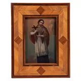 Anónimo, México, siglo XIX, Óleo sobre lámina