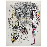Acrobaties, 1963 (Acróbatas, 1963) by Marc Chagall, Litografía sin número de tiraje, offered Jan 2022