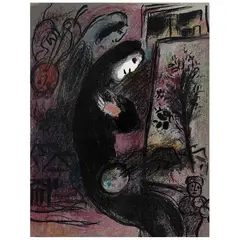 Inspiré by Marc Chagall, 1963, Litografía sin número de tiraje, offered Jan 2022
