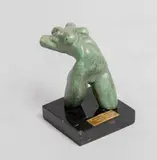 Virginia Aparicio, Torso en bronce, Escultura en bronce y base de mármol