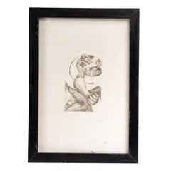 Obrero by Francisco Moreno Capdevila, Grabado 3/50, offered Jan 2022
