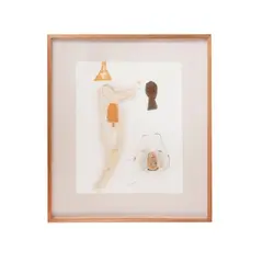 Untitled by Juan Manuel De la Rosa, Acuarela , tinta y hoja de oro sobre papel, offered Jan 2022