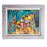 Zapato II by Ray Herrera - Leguizamo, Óleo sobre papel, offered Dec 2021