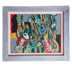 Zapato I by Ray Herrera - Leguizamo, Óleo sobre papel, offered Dec 2021