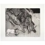 Untitled by Francisco Toledo, Grabado a la punta seca 9 / 25, offered Dec 2021