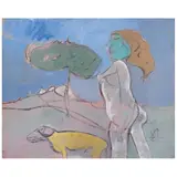 Roger von Gunten, Muchacha con perro amarillo