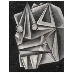 Untitled by Luis Ortiz Monasterio, Carboncillo sobre papel, offered Nov 2021