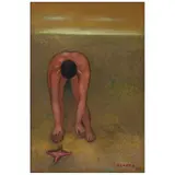 Pescador de estrellas by Ignacio Nieves Beltrán "nefero", Óleo y arena sobre tela, offered Nov 2021