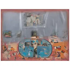 Julio Galán, Untitled, Collage sobre papel