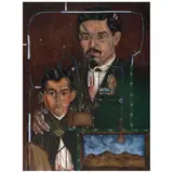 Mi padre, mi cuerpo by Arturo Elizondo, 1993, Óleo sobre tela, offered Nov 2021
