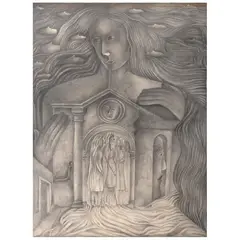 Untitled by Rodolfo Morales, Lápiz de grafito sobre papel, offered Nov 2021
