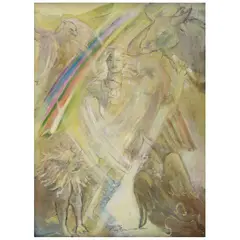 Visión de Ezequiel by Carmen Parra, Óleo sobre tela, offered Nov 2021