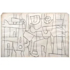 Boceto by Carlos Mérida, Lápiz de color sobre papel, offered Nov 2021