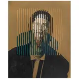Ray Smith, Autorretrato, Óleo sobre tela