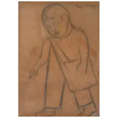 Untitled by Diego Rivera, Carboncillo sobre papel, offered Nov 2021