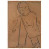 Diego Rivera, Untitled, Carboncillo sobre papel